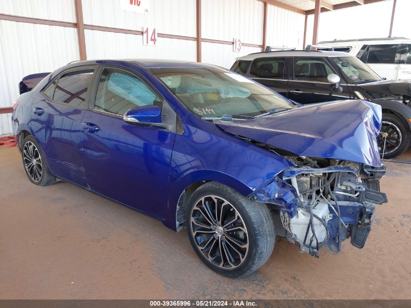 2014 TOYOTA COROLLA S PLUS