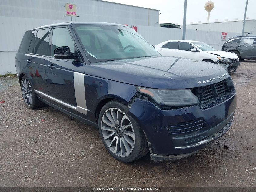 2019 LAND ROVER RANGE ROVER 5.0L V8 SUPERCHARGED