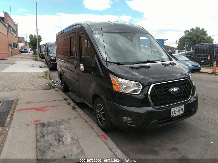 2021 FORD TRANSIT-350 PASSENGER VAN XLT