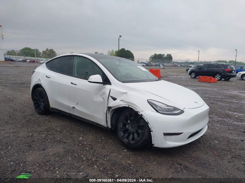 2021 TESLA MODEL Y STANDARD RANGE REAR-WHEEL DRIVE