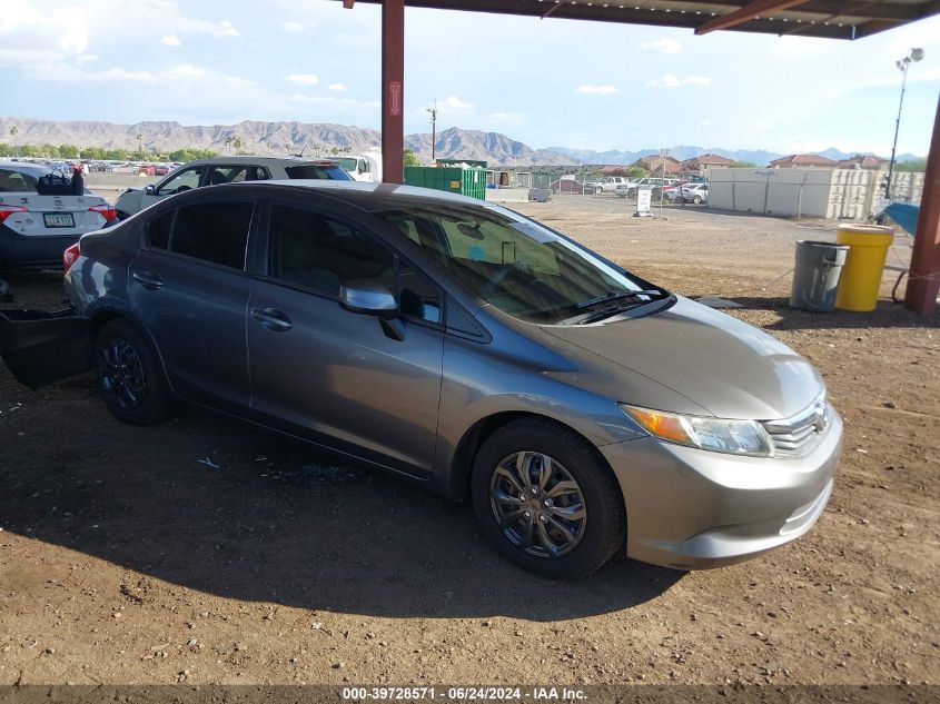 2012 HONDA CIVIC LX