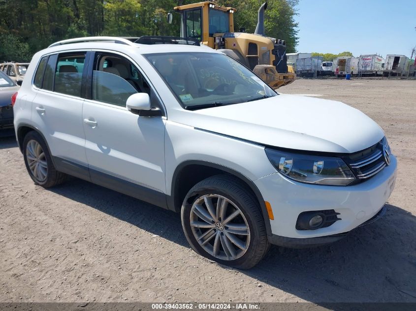 2014 VOLKSWAGEN TIGUAN SEL