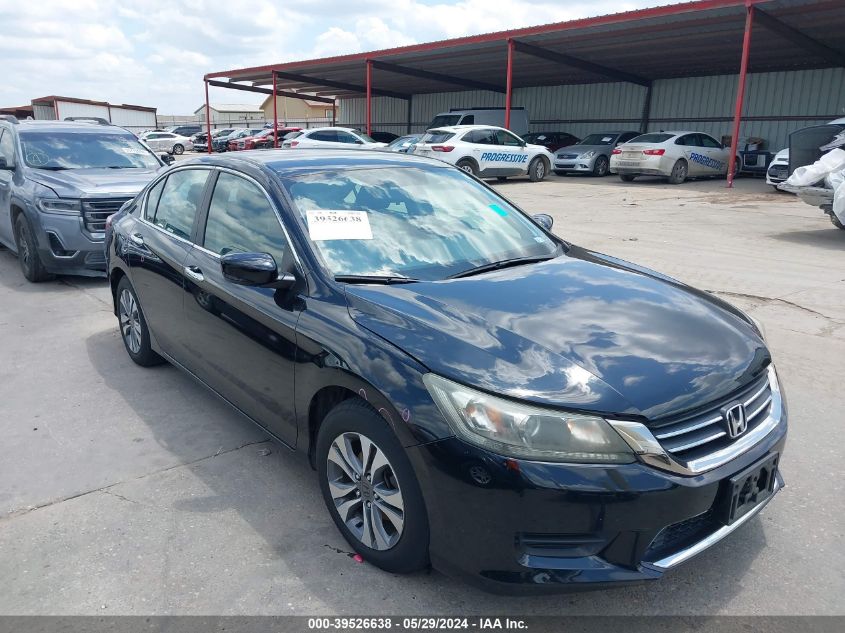 2013 HONDA ACCORD LX