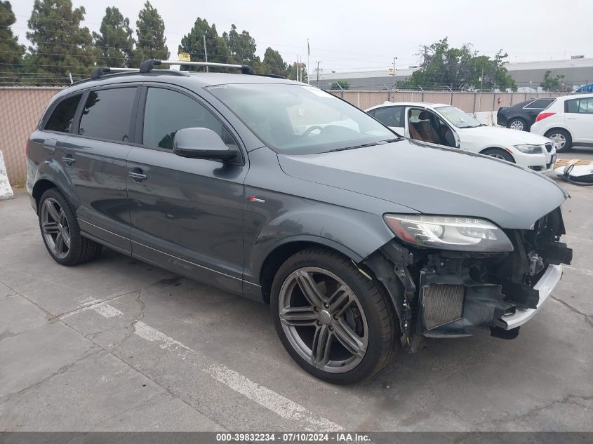 2014 AUDI Q7 3.0T S LINE PRESTIGE