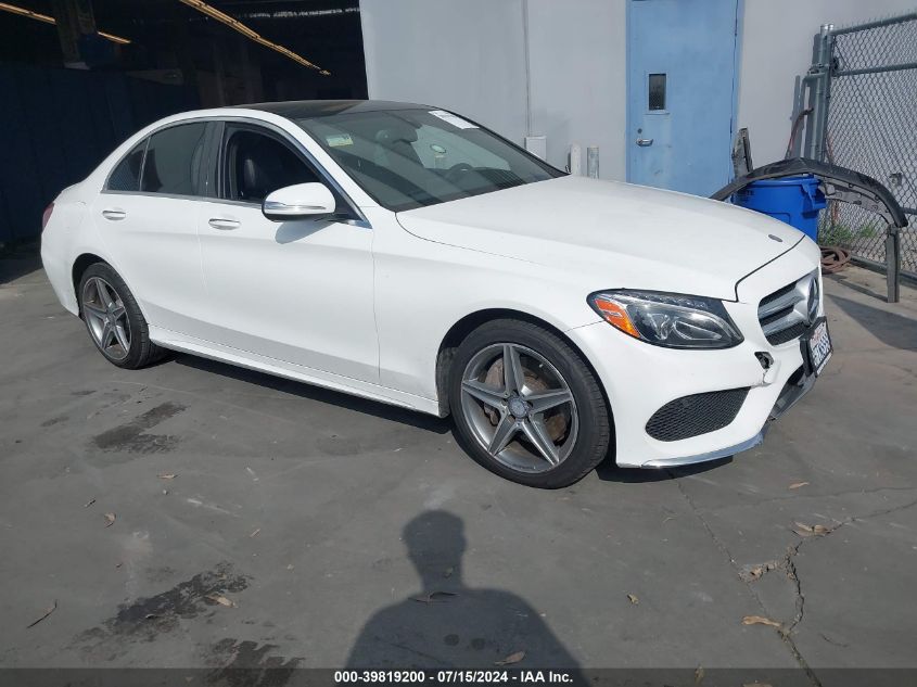 2015 MERCEDES-BENZ C 300 4MATIC