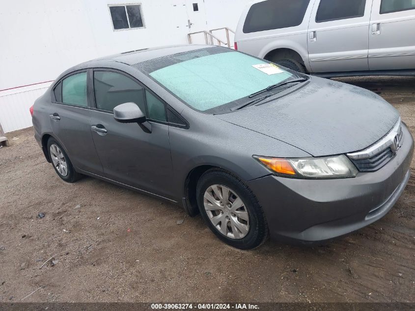 2012 HONDA CIVIC LX