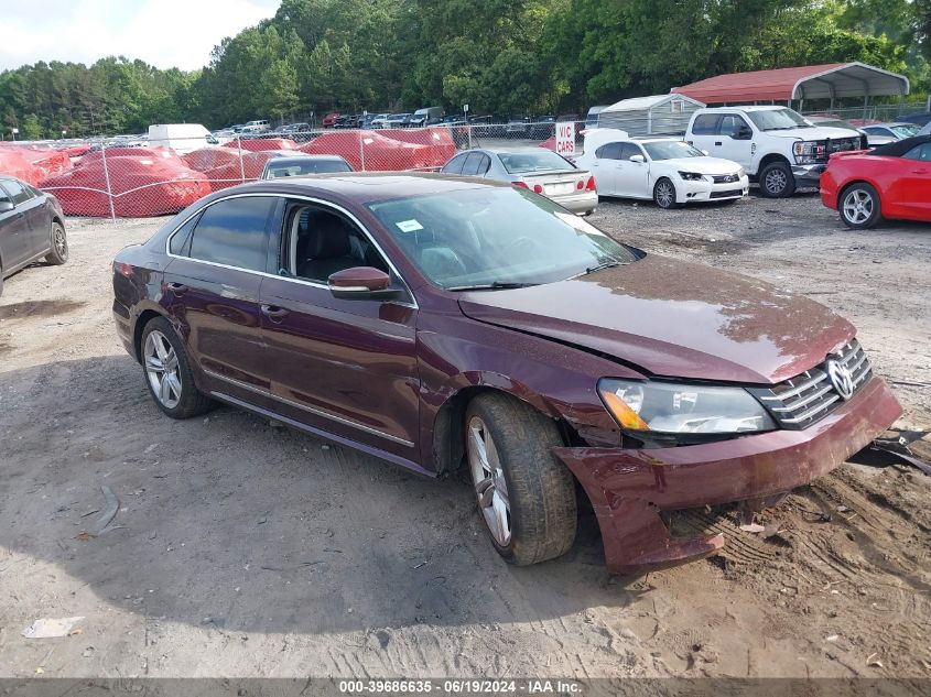 2013 VOLKSWAGEN PASSAT SEL