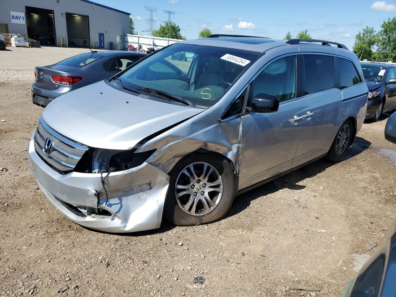 2012 HONDA ODYSSEY EXL