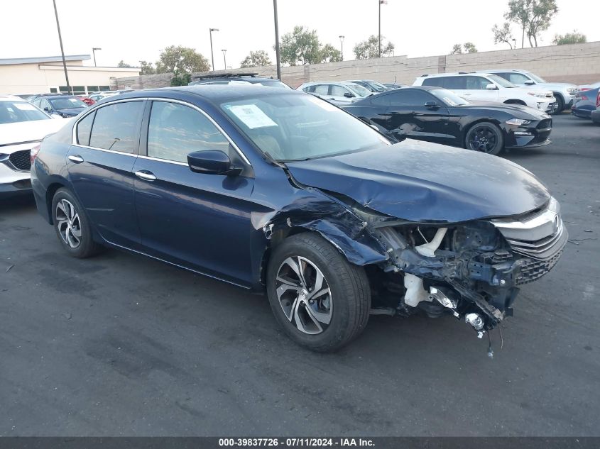 2016 HONDA ACCORD LX