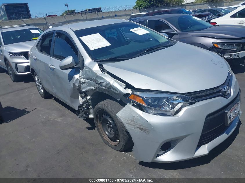 2016 TOYOTA COROLLA LE