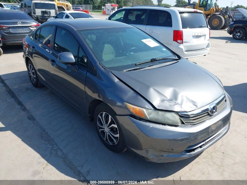 2012 HONDA CIVIC LX