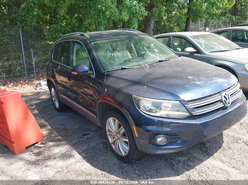 2012 VOLKSWAGEN TIGUAN SE