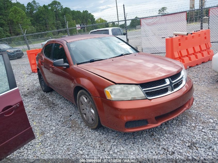 2012 DODGE AVENGER SE