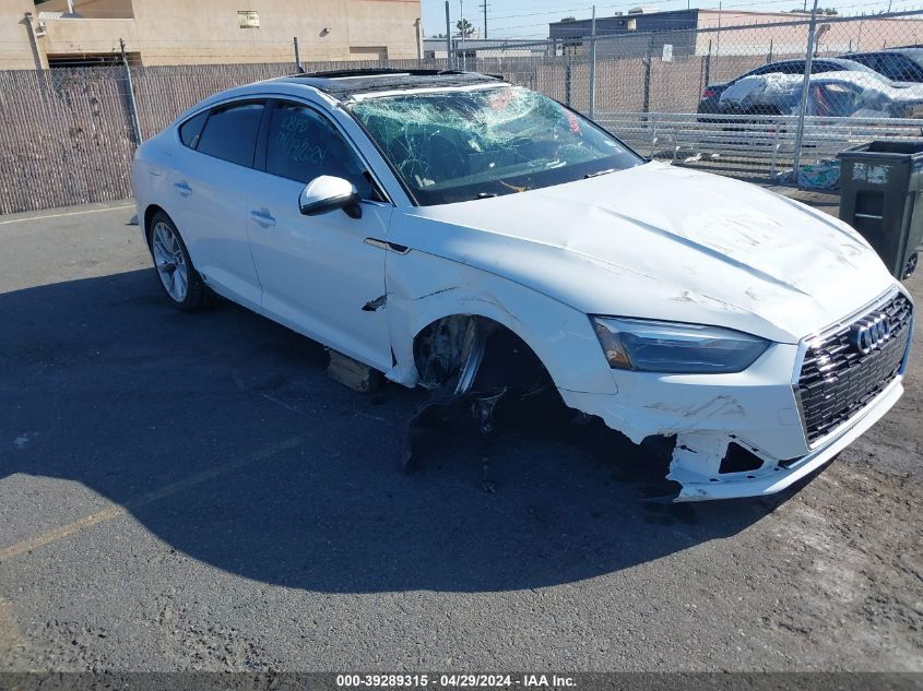 2022 AUDI A5 SPORTBACK PREMIUM 40 TFSI QUATTRO S TRONIC