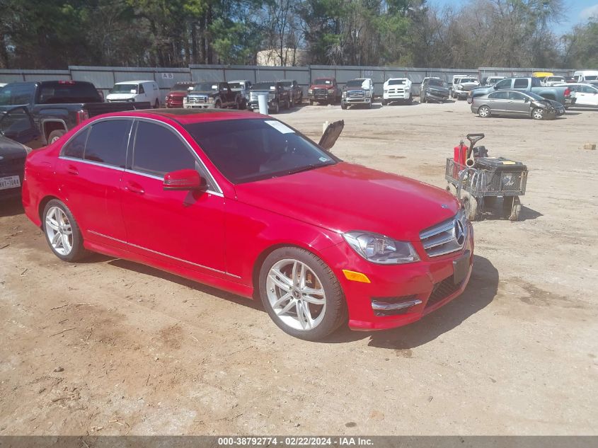 2013 MERCEDES-BENZ C 300 LUXURY 4MATIC/SPORT 4MATIC