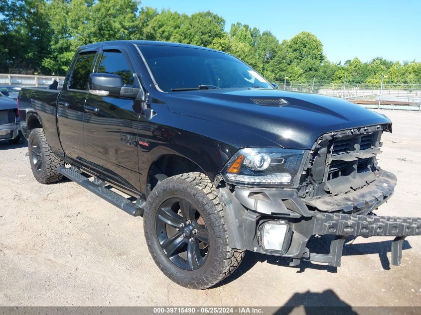 2017 RAM 1500 NIGHT QUAD CAB 4X4 6'4 BOX