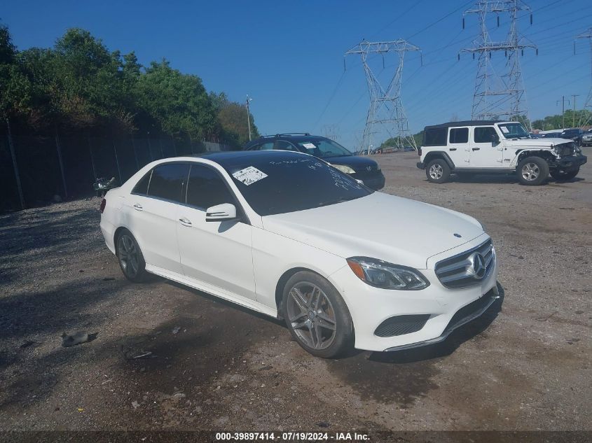 2016 MERCEDES-BENZ E 350 4MATIC