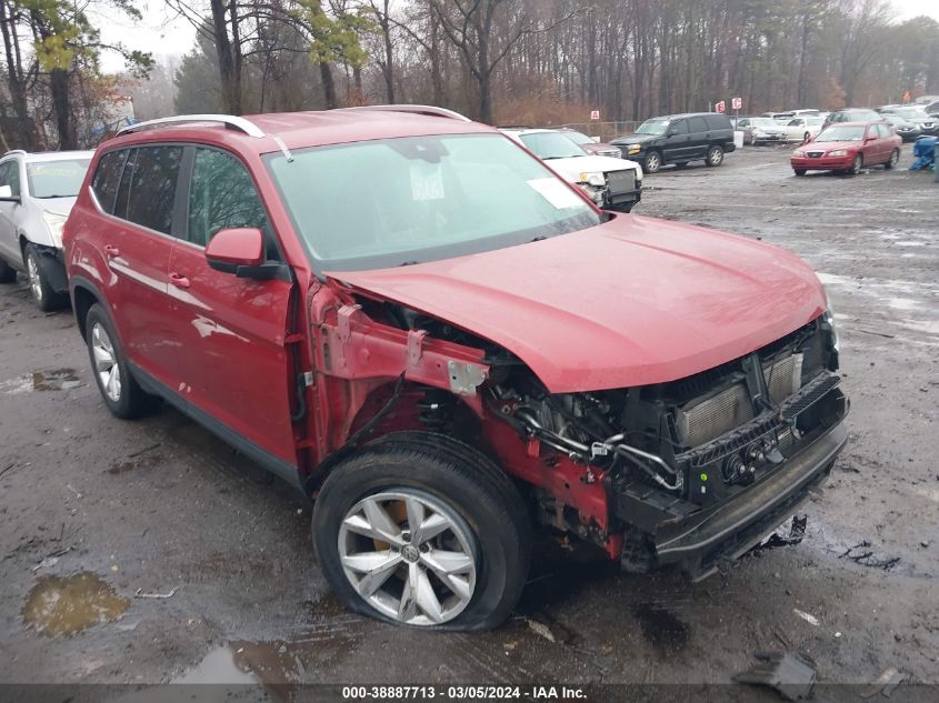 2019 VOLKSWAGEN ATLAS 3.6L V6 SE W/TECHNOLOGY