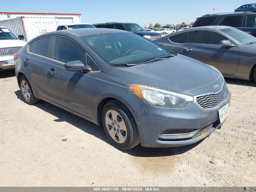 2016 KIA FORTE LX