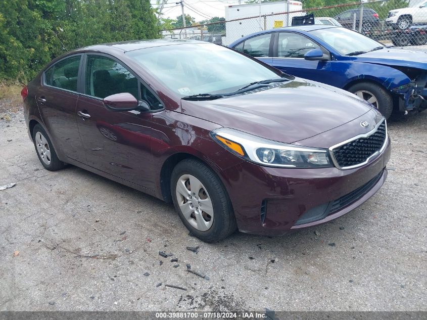 2018 KIA FORTE LX