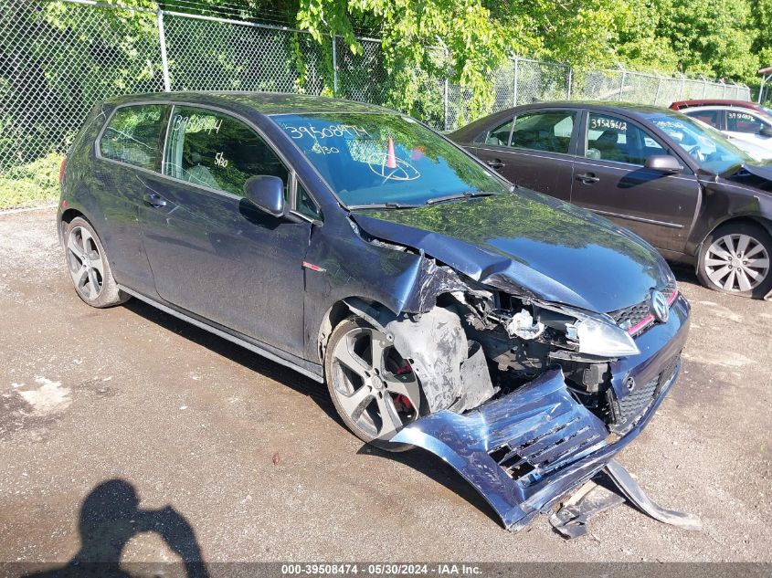 2016 VOLKSWAGEN GOLF GTI S 2-DOOR