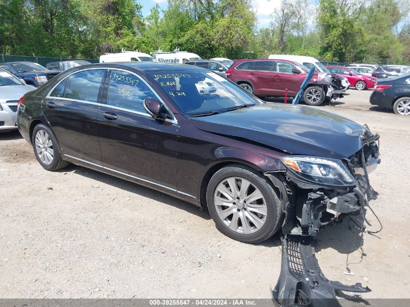 2015 MERCEDES-BENZ S 550 4MATIC