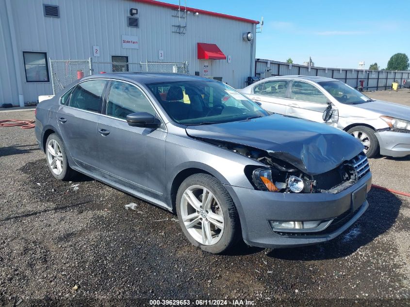 2013 VOLKSWAGEN PASSAT 2.0L TDI SEL PREMIUM