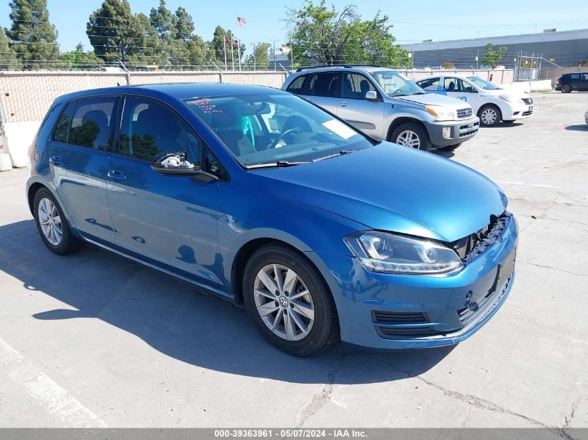 2017 VOLKSWAGEN GOLF TSI S 4-DOOR/TSI WOLFSBURG EDITION 4-DOOR