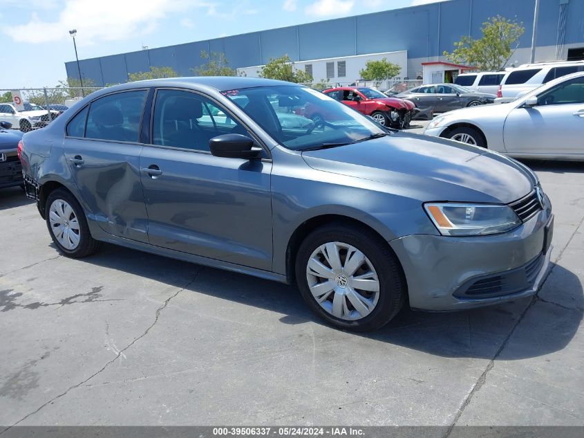 2012 VOLKSWAGEN JETTA 2.0L S