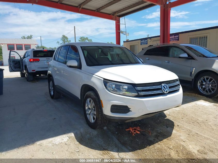 2012 VOLKSWAGEN TIGUAN S