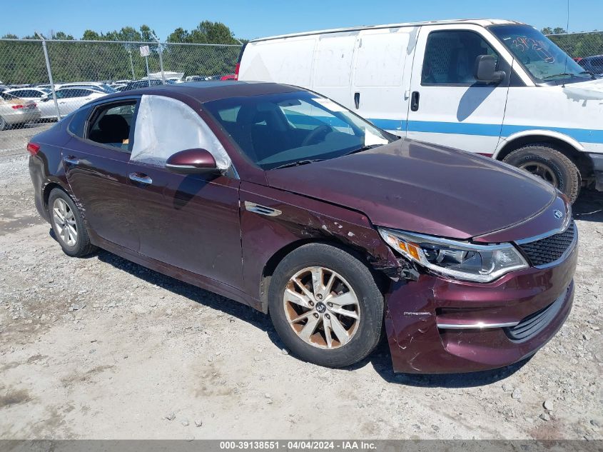 2016 KIA OPTIMA LX