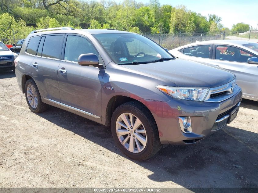 2012 TOYOTA HIGHLANDER HYBRID LIMITED V6