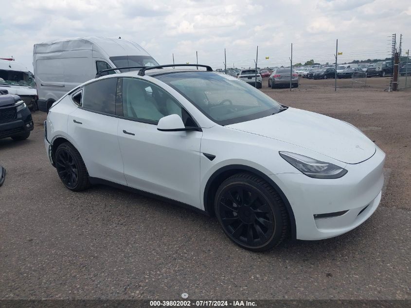 2021 TESLA MODEL Y LONG RANGE DUAL MOTOR ALL-WHEEL DRIVE