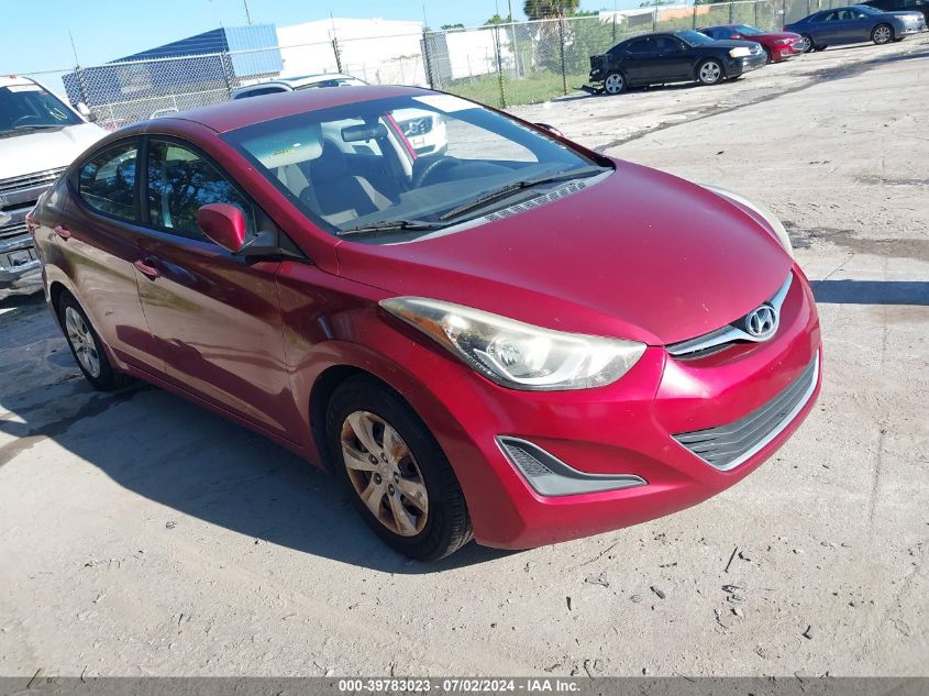 2016 HYUNDAI ELANTRA SE/SPORT/LIMITED