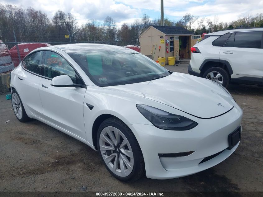 2021 TESLA MODEL 3 LONG RANGE DUAL MOTOR ALL-WHEEL DRIVE