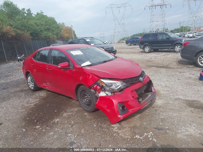 2016 TOYOTA COROLLA S