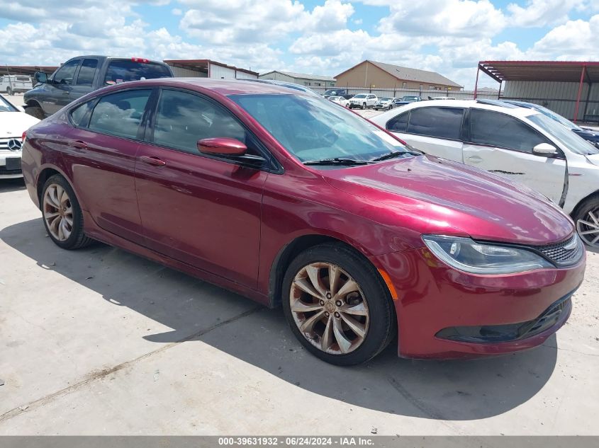 2015 CHRYSLER 200 S