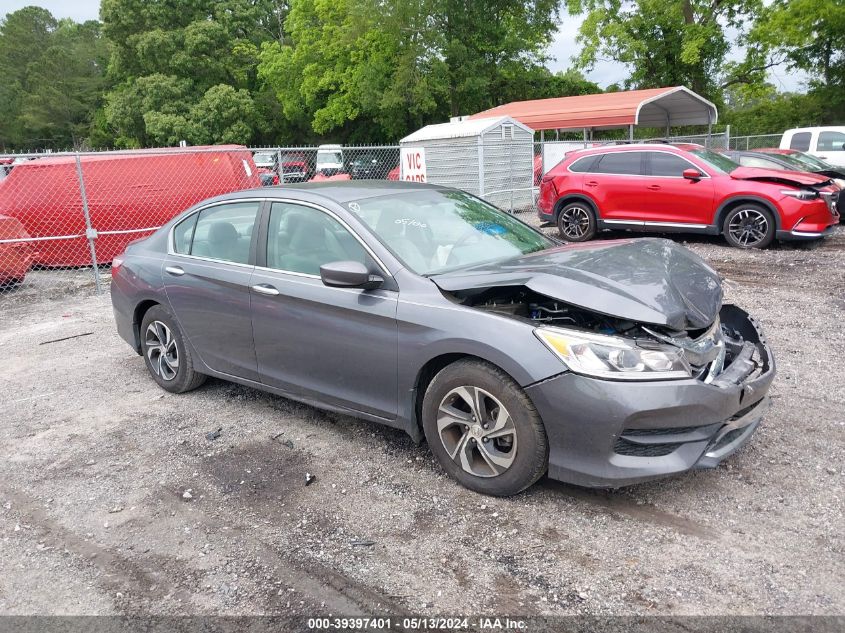 2017 HONDA ACCORD LX