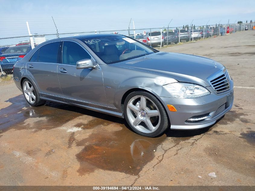 2012 MERCEDES-BENZ S 550