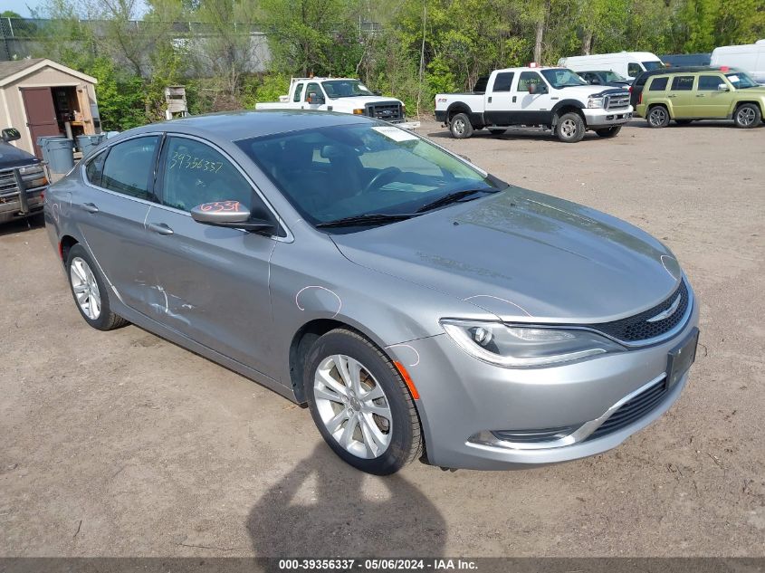 2016 CHRYSLER 200 LIMITED PLATINUM