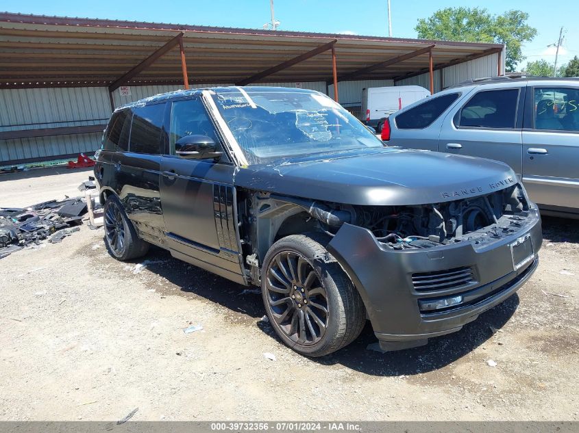 2017 LAND ROVER RANGE ROVER 5.0L V8 SUPERCHARGED AUTOBIOGRAPHY