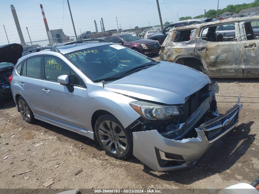 2016 SUBARU IMPREZA 2.0I SPORT LIMITED