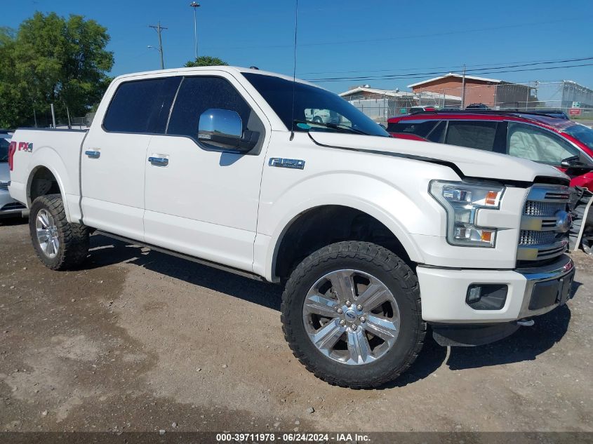 2016 FORD F-150 PLATINUM