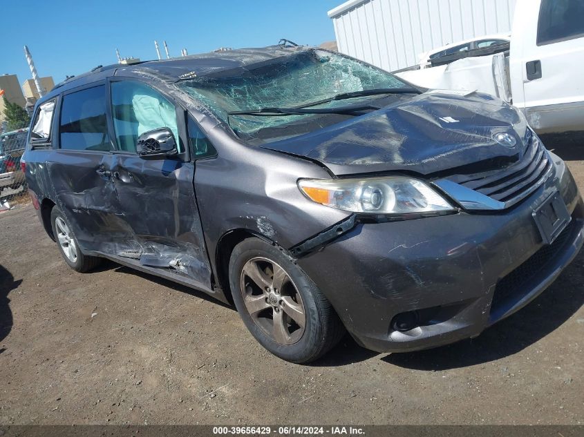 2016 TOYOTA SIENNA LE 8 PASSENGER