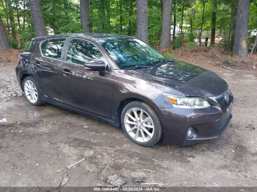 2012 LEXUS CT 200H PREMIUM