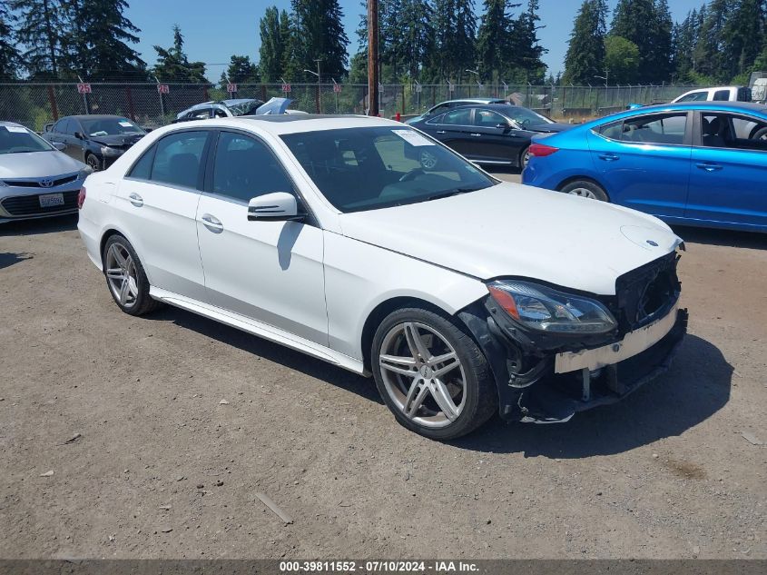 2014 MERCEDES-BENZ E 350 4MATIC