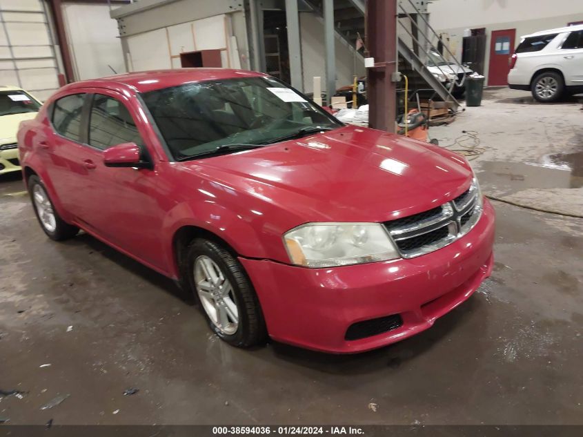 2012 DODGE AVENGER SXT