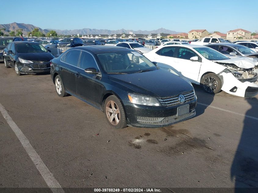 2013 VOLKSWAGEN PASSAT 2.5L SE