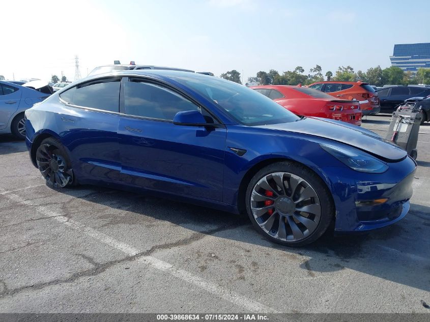 2021 TESLA MODEL 3 PERFORMANCE DUAL MOTOR ALL-WHEEL DRIVE