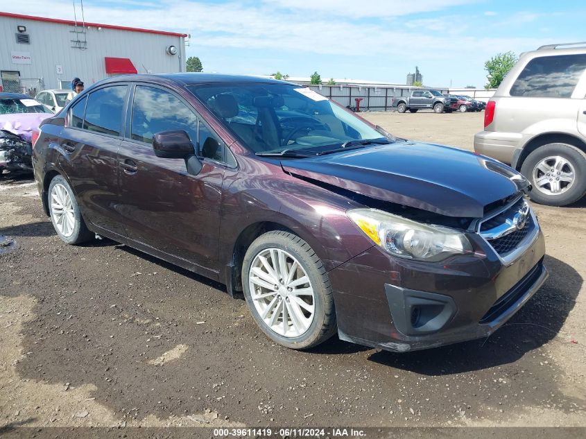 2012 SUBARU IMPREZA 2.0I PREMIUM